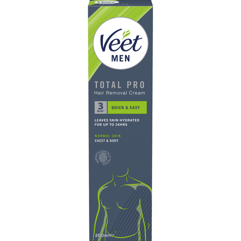 Veet Men Total Pro Karvanpoistovoide Miehille Normaalille iholle 200 ml