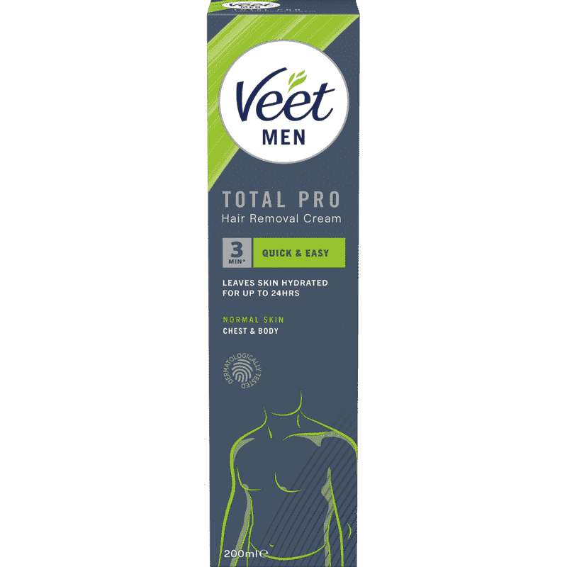 Veet Men Total Pro Karvanpoistovoide Miehille Normaalille iholle 200 ml