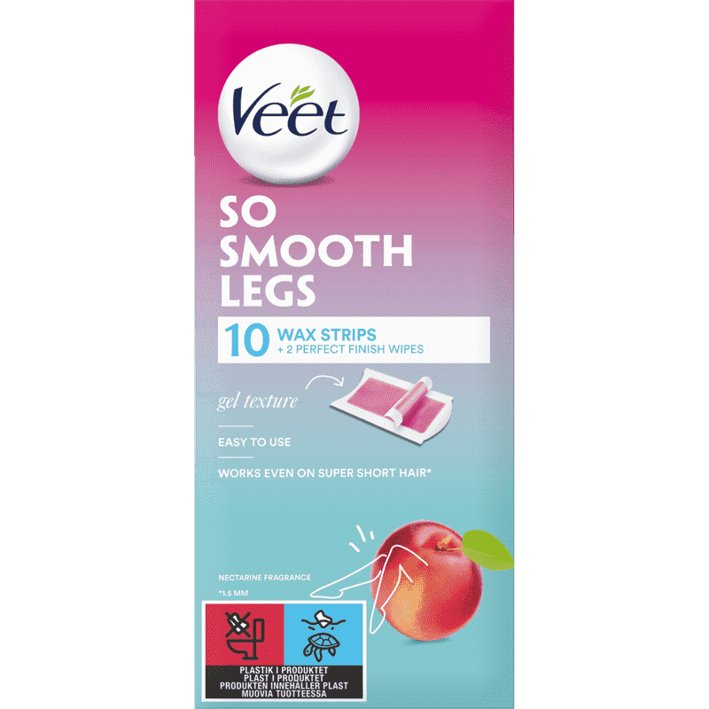 Veet Wax Strips Jalat 10 kpl