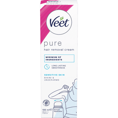 Veet Pure Karvanpoistovoide Bikiniraja & Kainalot Herkälle iholle 100 ml 