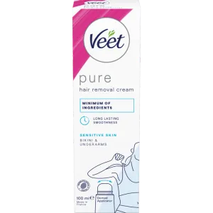 Veet Pure Karvanpoistovoide Bikiniraja & Kainalot Herkälle iholle 100 ml 