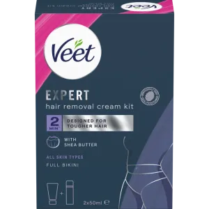 Veet Expert Karvanpoistovoide Intiimialuelle Kaikille ihotyypeille 2x50 ml